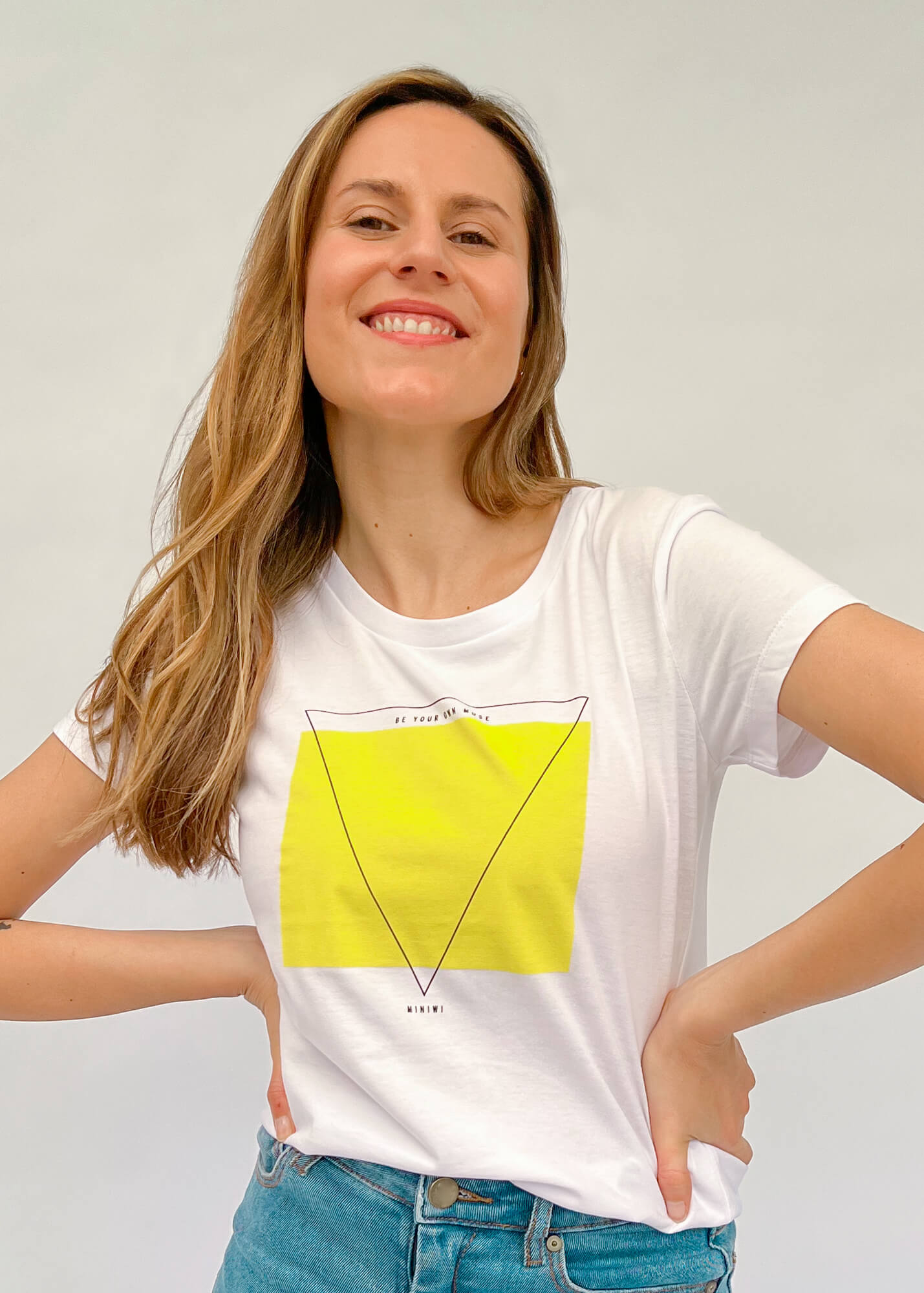 OWN MUSE | Organic Cotton Women's Short Sleeve T-Shirt - White